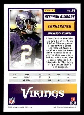 2025 Score-A-Treat #81 Stephon Gilmore - Football Card Single