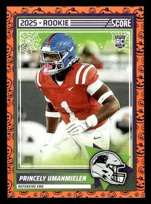 2025 Score-A-Treat #86 Princely Umanmielen RC Carolina Panthers - Football Card Single