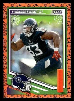 2025 Score-A-Treat #91 T’Vondre Sweat - Football Card Single