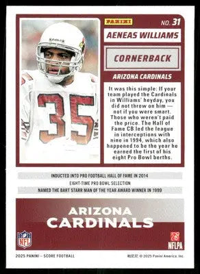 2025 Score A Treat Aeneas Williams #31 Football - Football Card Single