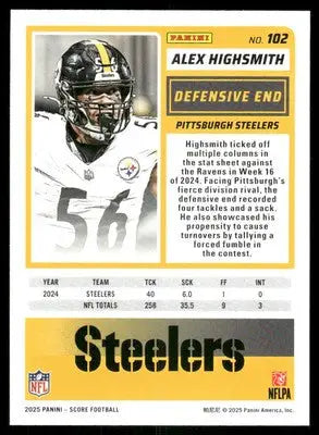 2025 Score a Treat Alex Highsmith #102 Football - Football Card Single