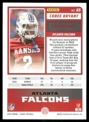 2025 Score A Treat Cobee Bryant #65 RC Football - Football Card Single