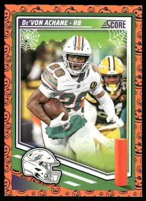 2025 Score A Treat De’Von Achane #123 Football - Football Card Single
