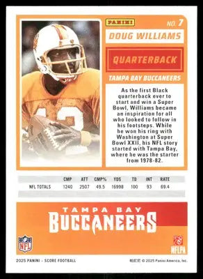 2025 Score A Treat Doug Williams #7 Football - Football Card Single