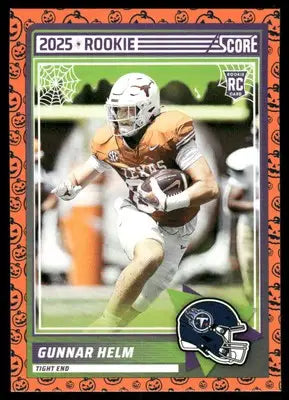 2025 Score A Treat Gunnar Helm #99 RC Football - Football Card Single