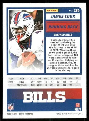 2025 Score A Treat James Cook #124 Football - Football Card Single