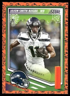 Treat Jaxon Smith-Njigba football card from 2025 Score A Treat Jaxon product