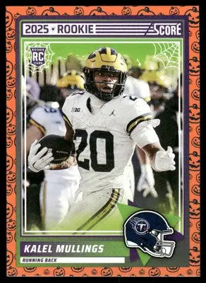 2025 Score A Treat Kalel Mullings #62 RC Football - Football Card Single