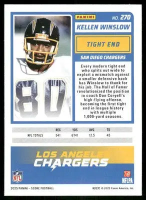 2025 Score A Treat Kellen Winslow #270 Football