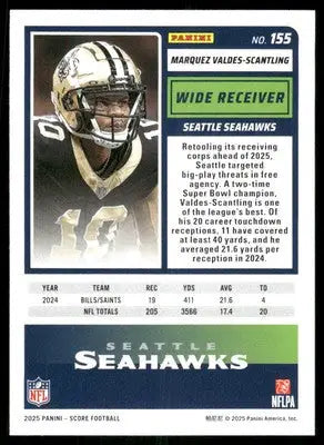 2025 Score A Treat Marquez Valdes-Scantling #155 Football - Football Card Single