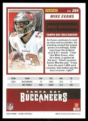 2025 Score A Treat Mike Evans #285 Football - Football Card Single