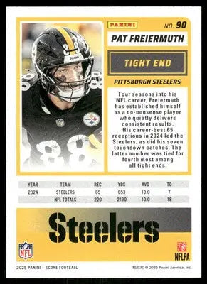 2025 Score A Treat Pat Freiermuth #90 Football - Football Card Single