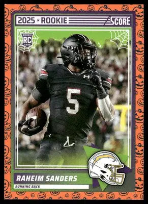 2025 Score A Treat Raheim Sanders #45 RC Football - Football Card Single