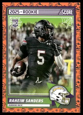2025 Score A Treat Raheim Sanders #45 RC Football - Football Card Single