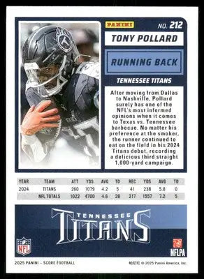 2025 Score a Treat Tony Pollard #212 Football - Football Card Single