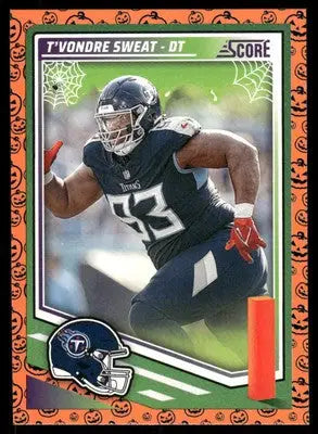 2025 Score A Treat T’Vondre Sweat #91 Football - Football Card Single