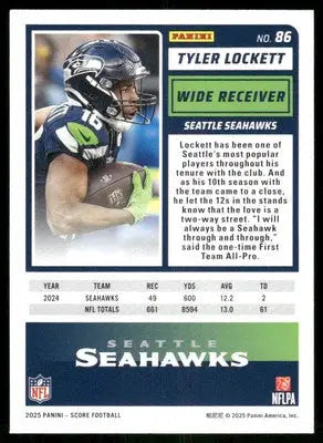 2025 Score A Treat Tyler Lockett #86 Football - Football Card Single