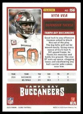 2025 Score a Treat Vita Vea #156 Football - Football Card Single