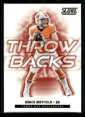 2025 Score Baker Mayfield #2 Throwbacks Tampa Bay Buccaneers