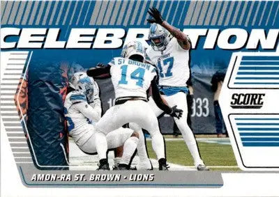2025 Score #C-AST Amon-Ra St. Brown Celebration - Football Card Single
