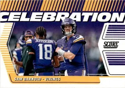 2025 Score #C-SDA Sam Darnold Celebration - Football Card Single