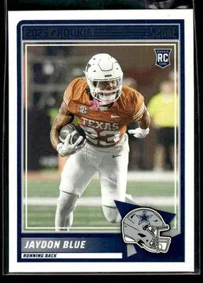 2025 Score Jaydon Blue #39 RC Dallas Cowboys
