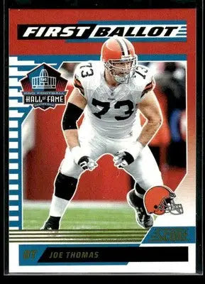 2025 Score Joe Thomas #6 First Ballot Cleveland Browns