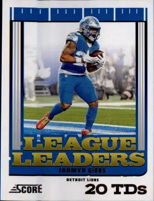 2025 Score League Leaders #5 Jahmyr Gibbs - Football Card Single