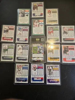 2025 Score Rookie Football Card Lot 16 RCs Cam Ward Draft Insert GMA 9 Assorted - Football Card Single