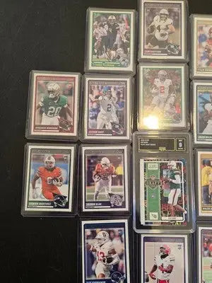2025 Score Rookie Football Card Lot 16 RCs Cam Ward Draft Insert GMA 9 Assorted - Football Card Single