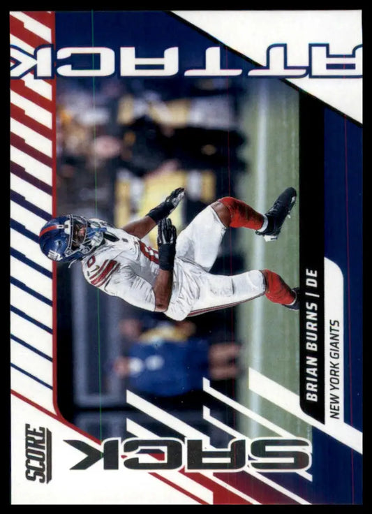 2025 Score - Sack Attack Complete Your Set You Pick Choose Football Near Mint - 13 Brian Burns - Football Card Single