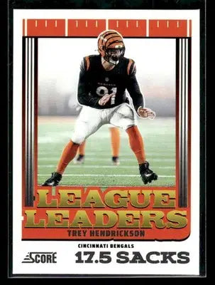 2025 Score Trey Hendrickson #4 League Leaders Cincinnati Bengals