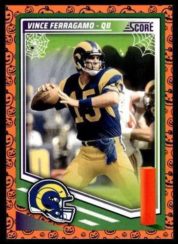 2025 Score Trick or Treat Pumpkin #126 Vince Ferragamo NM-MT Rams ID:80100 - Football Card Single