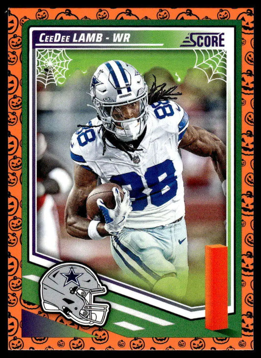 2025 Score Trick or Treat Pumpkin #137 CeeDee Lamb NM-MT Cowboys ID:80102 - Football Card Single