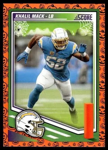 2025 Score Trick or Treat Pumpkin #14 Khalil Mack NM-MT LA Chargers ID:80070 - Football Card Single