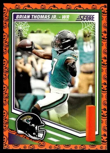 2025 Score Trick or Treat Pumpkin #16 Brian Thomas Jr. NM-MT Jaguars ID:80072 - Football Card Single