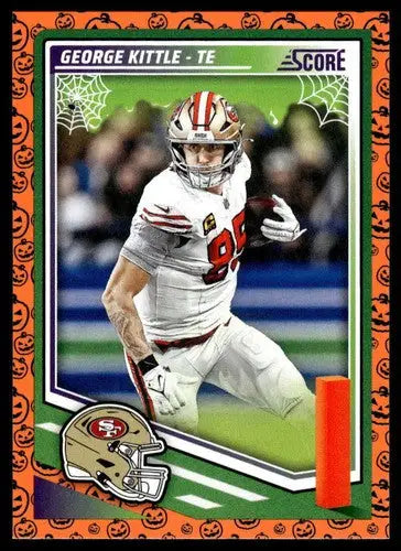 2025 Score Trick or Treat Pumpkin #168 George Kittle NM-MT 49ers ID:80113 - Football Card Single