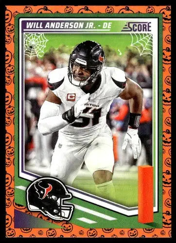 2025 Score Trick or Treat Pumpkin #187 Will Anderson Jr. NM-MT Texans ID:80116 - Football Card Single
