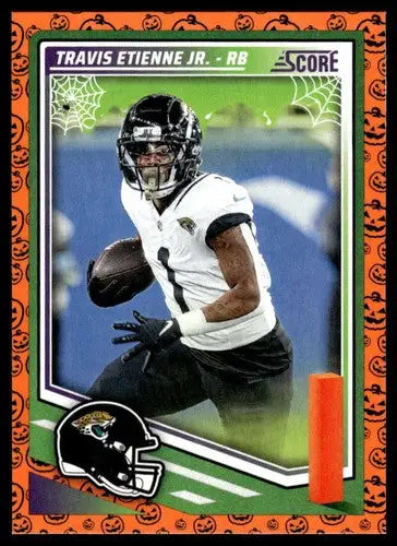 2025 Score Trick or Treat Pumpkin #222 Travis Etienne Jr. NM-MT Jaguars ID:80125 - Football Card Single