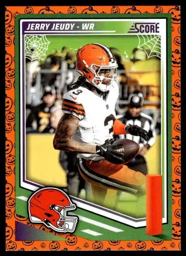 2025 Score Trick or Treat Pumpkin #265 Jerry Jeudy NM-MT Browns ID:80135 - Football Card Single