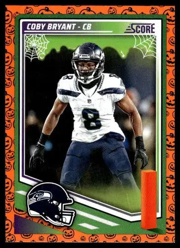 2025 Score Trick or Treat Pumpkin #268 Coby Bryant NM-MT Seahawks ID:80137 - Football Card Single