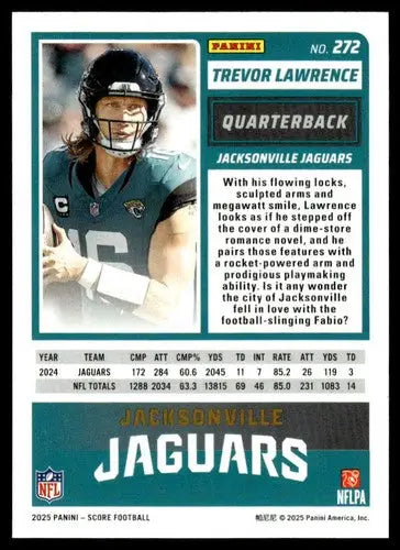 2025 Score Trick or Treat Pumpkin #272 Trevor Lawrence NM-MT Jaguars ID:80138 - Football Card Single