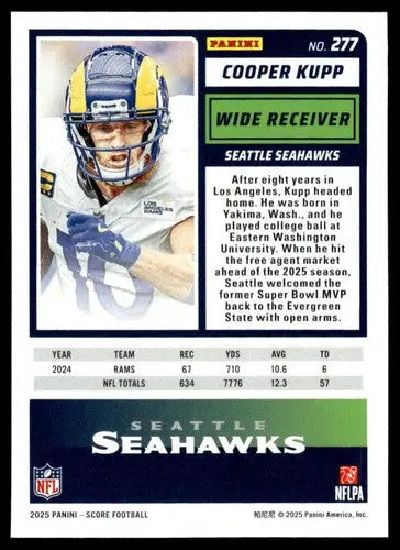 2025 Score Trick or Treat Pumpkin #277 Cooper Kupp NM-MT Seahawks ID:80142 - Football Card Single