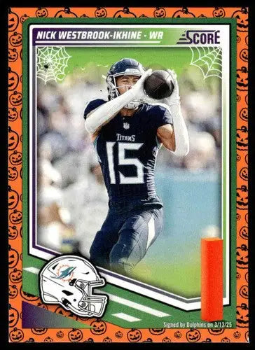 2025 Score Trick or Treat Pumpkin #29 Nick Westbrook-Ikhine NM-MT Dolph ID:80077 - Football Card Single
