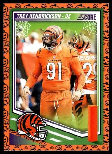 2025 Score Trick or Treat Pumpkin #290 Trey Hendrickson NM-MT Bengals ID:80145 - Football Card Single