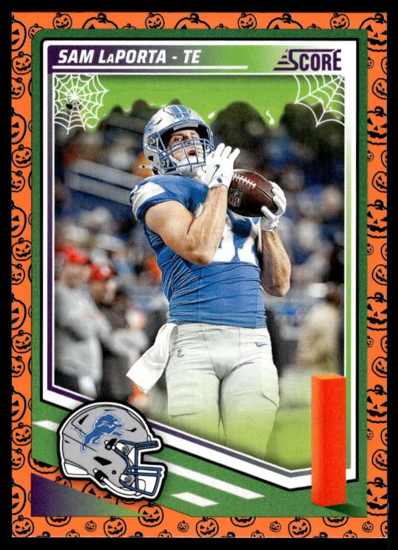 2025 Score Trick or Treat Pumpkin #51 Sam LaPorta NM-MT Lions ID:80082 - Football Card Single