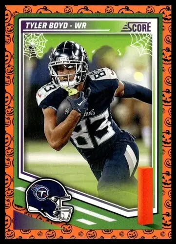 2025 Score Trick or Treat Pumpkin #76 Tyler Boyd NM-MT Titans ID:80089 - Football Card Single