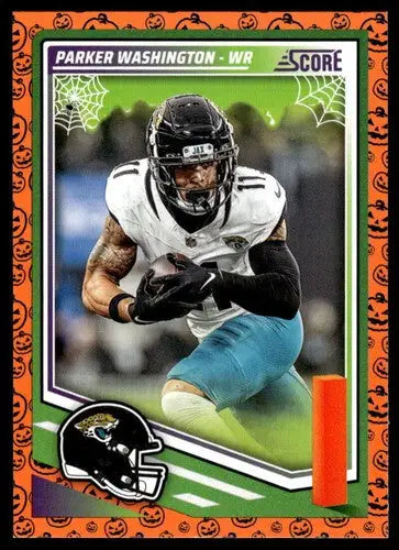 2025 Score Trick or Treat Pumpkin #80 Parker Washington NM-MT Jaguars ID:80090 - Football Card Single