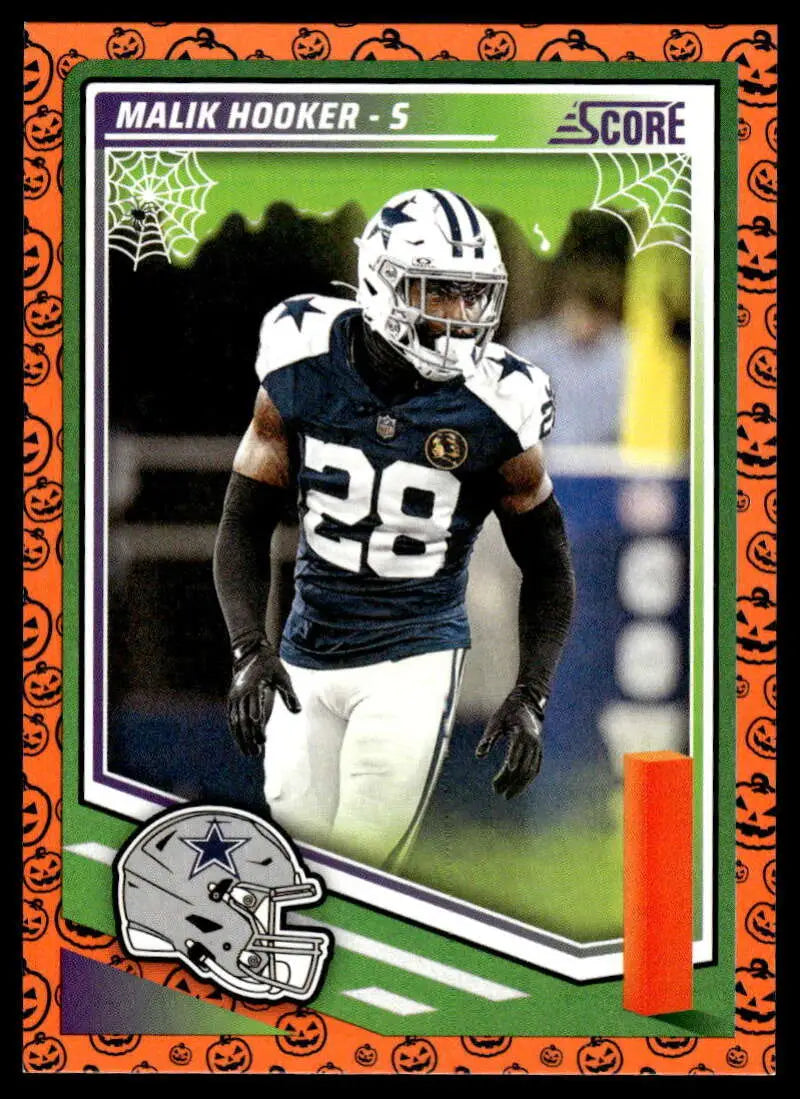 2025 Score Trick or Treat Pumpkin #95 Malik Hooker NM-MT Cowboys ID:80094 - Football Card Single
