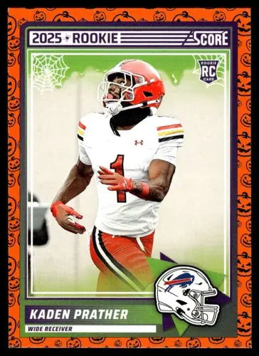 2025 Score Trick or Treat Rookies Pumpkin #19 Kaden Prather NM-MT Bills ID:80150 - Football Card Single